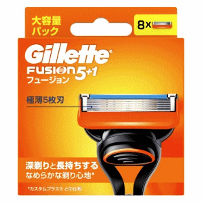 P&amp;G Gillette Fusion Replacement Blades 8 pieces