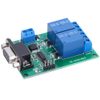 2 Channel Relay Switch Module Serial Port Low Level Trigger Micro USB Relay Module RS232 UART Protocol DB9 Interface Remote Control Switch Board
