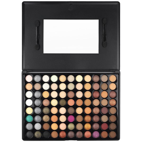 LaRoc ® 88 Colour Shade Eyeshadow Palette Makeup Kit Professional MUA Set Box Case with Mirror Pressed Natural Tones High Pigmented Long Lasting Colours