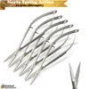 5 Pcs Noyes Spring Action Scissors 4.5'' Straight Micro Surgical Shears