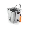 Outset 76356 Collapsible Camping Grill and Chimney Starter, Metallic, 1 ea