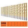 58x Quick Change HSS Screwdriver Bit&Titanium Metal Drill Bit Set for Power Tool