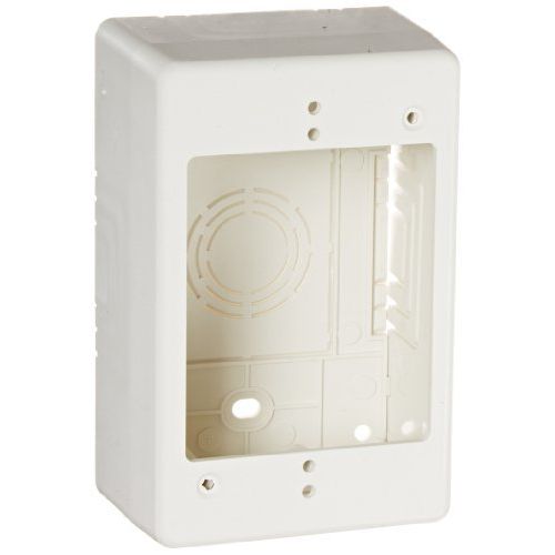 Hellermann Tyton TSRFW-JB2 Single Gang Junction Box, 2 Deep, PVC, Office White by Hellermann Tyton