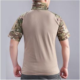 Summer Military Camouflage T-shirt Men Outdoor Tactical Army