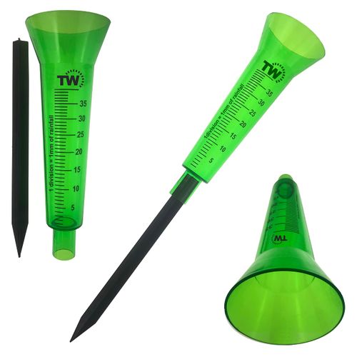 Rain Gauge for The Garden to Monitor Rainfall - Easy to Read Water Rain Measurement Gauge Perfect for Outdoor Garden Lawn Soil Moisture Rain Water Levels