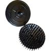 Brush Head Massage Hair Brush – Black, Red, Diameter 7.5 cm