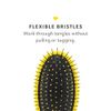 Drybar Super Lemon Drop detangling hair brush - for wet or dry hair, flexible bristles, soft-touch finish, slip-free, great for all hair types