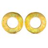 (200 Pieces) 1/4" SAE Grade 8 Flat Washers Zinc Yellow