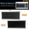 2Pack PVM9179DK3BB PVM9179DK3WW PVM9179DK4BB Microwave Charcoal Filter For GE