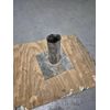 4" STRAIGHT LEAD FLASHING (BASE 12X12), HEIGHT 11.5"