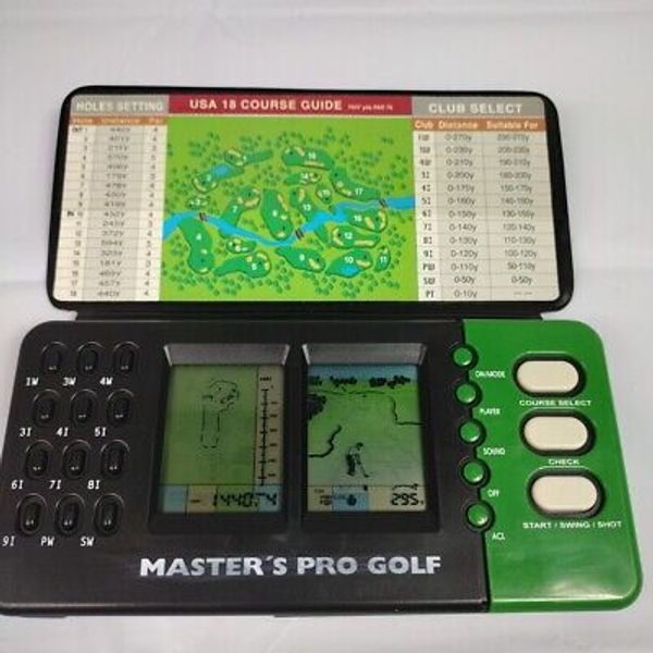 Masters Pro Golf-Digital Handheld Video Game 1995 Micro Games-Collectors/VTG Toy