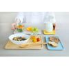 ACACIA WOODEN PLATE Blue