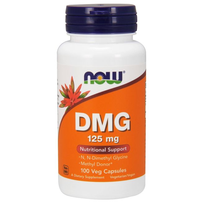 NOW Foods DMG, 125mg, 100 Veg Capsules