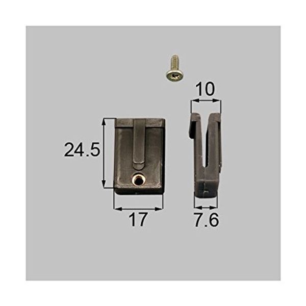 LIXIL Maintenance Parts: Screen Door Lock (Anti-Shake) [FNMB152] *Product color and shape specifications may change*