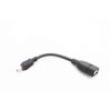 System-S Mini USB Cable Host OTG Male to USB A Female 12 cm