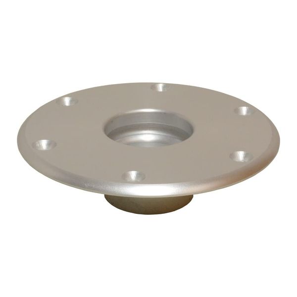 Springfield 1660017 Stowable 2-3/8" Table Base - Anodized Aluminum,Silver