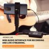 JOYO Guitar Audio Interface Pocket Recording Sound Portable for Live Streaming