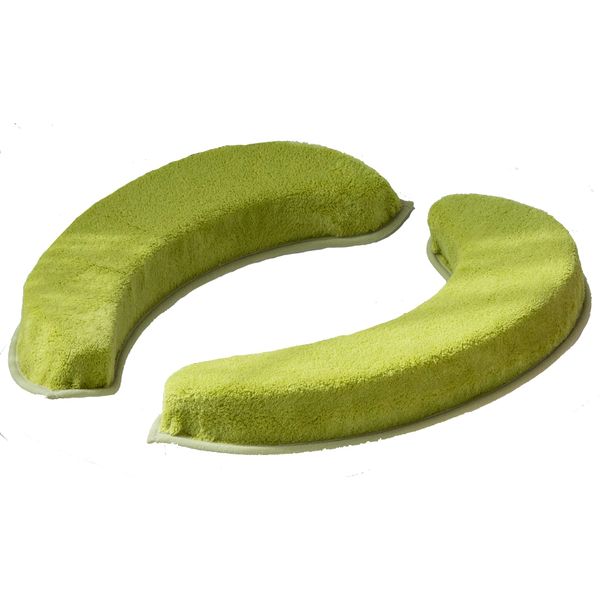 FUJIEI MG-002 Marshmallow Toilet Seat Cushion, Extra Thick, Green, 2.0 inches (5 cm) Thick, Fluffy Toilet Seat, Volume, Deodorizing, Washable, Easy to Dry, Power Saving, Absorption, Difficult to