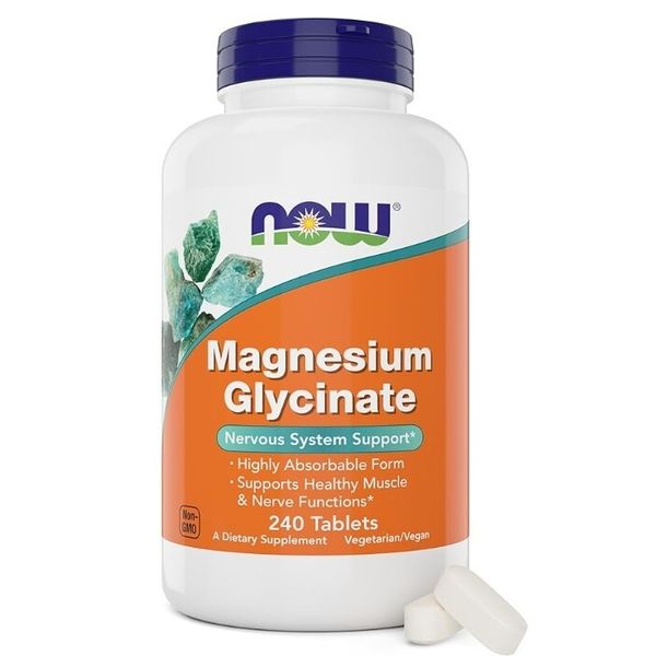 NOW Foods, Magnesium Glycinate, 240 Tablets