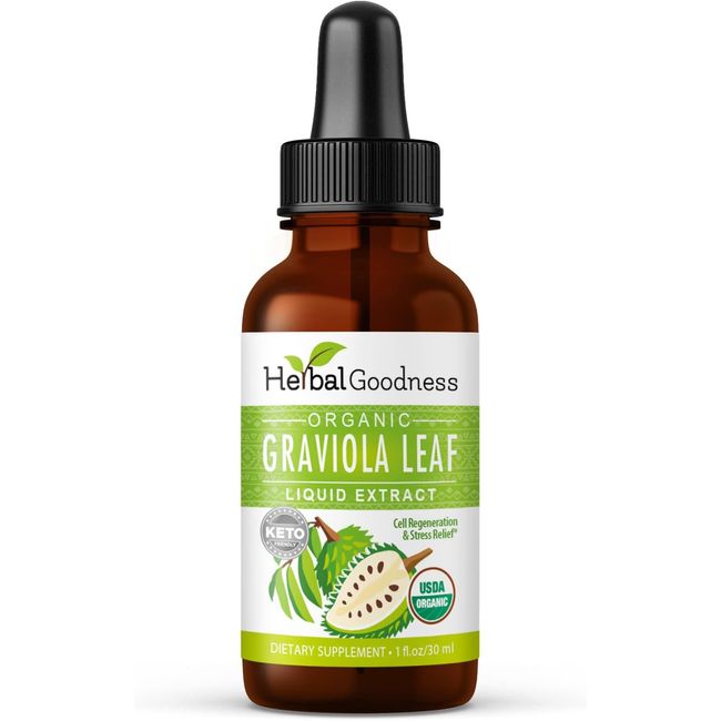 Graviola Leaf Extract Liquid (Soursop) - Cell Support & Regeneration, Immune Boo