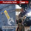 Sharp-tec 4 inch Adjustable Spanner, 24 mm Wide Jaw Opening Adjustable Wrench, 100 mm Plumbing Tools Set for Plumbers