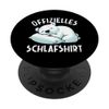 Offizielles Schlafshirt Eisbär Nickerchen Schlafanzug PopSockets Klebender PopGrip