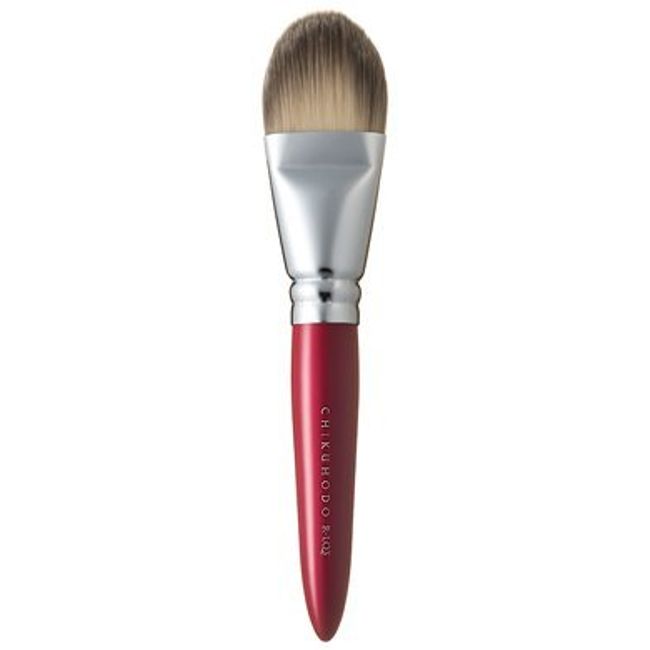 Kumano Brush (Cosmetic Brush) Takehodo Regular Series Liquid Brush PBT (Synthetic Fiber) RR-LQ3 Red Line Makeup Brush