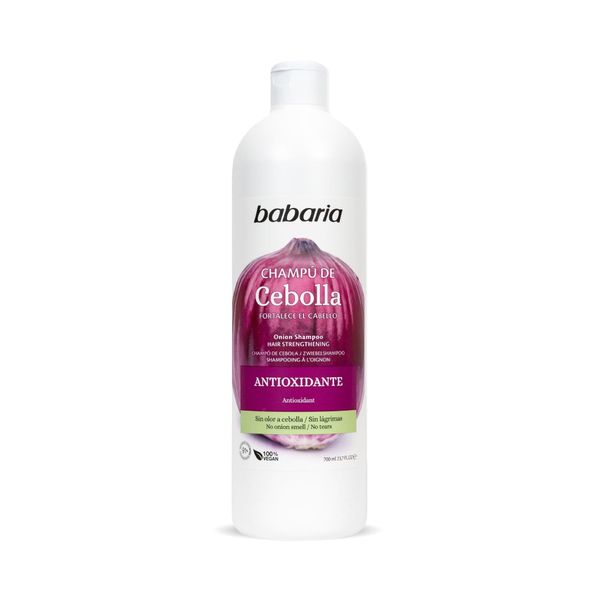 Babaria Shampoo, Onion Antioxidant Shampoo, 600 ml