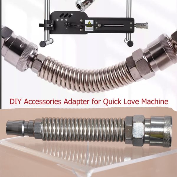 Sex Machine Multi Attachments Vac-u-lock Bendable Spring Connector Extensio USA