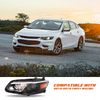 For 2016-2018 Chevrolet Chevy Malibu Black Projector Headlights Assembly Pair