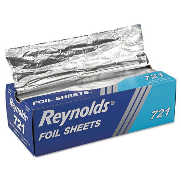 Reynolds Wrap Pop-Up Interfolded Aluminum Foil Sheets, 12 X 10.75, Silver, 500/box