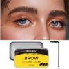 Eyebrow Styling Soap, 2pcs, Professional Brow Setting Wax with Brush