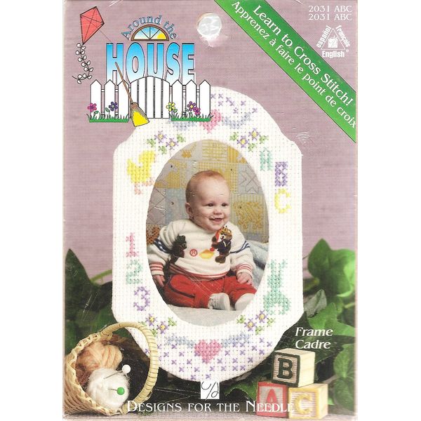 Cross Stitch Baby Picture Frame Kit