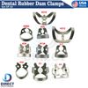 Dental Instruments Rubber Dam Starter Set Kit with Frame Punch Clamps 15 Pcs