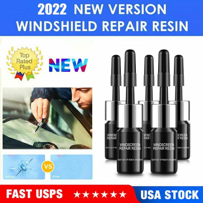 Auto Glass Nano Repair Fluid Car Windshield Resin Crack Tool Kit Crack US