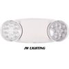 2 Pack Emergency Exit Light Adjustable 2 Round Head with Battery Back-up UL 924