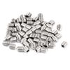 Sourcingmap 60pcs M4 x 5mm 304 Stainless Steel Hex Socket Cone Point Grub Screw