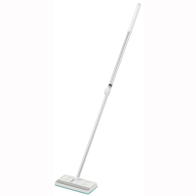 LEC Gekochi-kun Entrance Tile Brush (Extendable Type), Squeegee Included