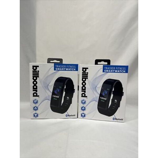 (2) Billboard BluetoothTracker Fitness Smart Watch Model BB2657 Couples Pair
