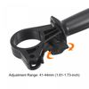 sourcing map Plastic Adjustable Side Front Auxiliary Hammer Handle for 13A Impact Drill, 41-44mm Clamping Range with Scale Depth Ruler