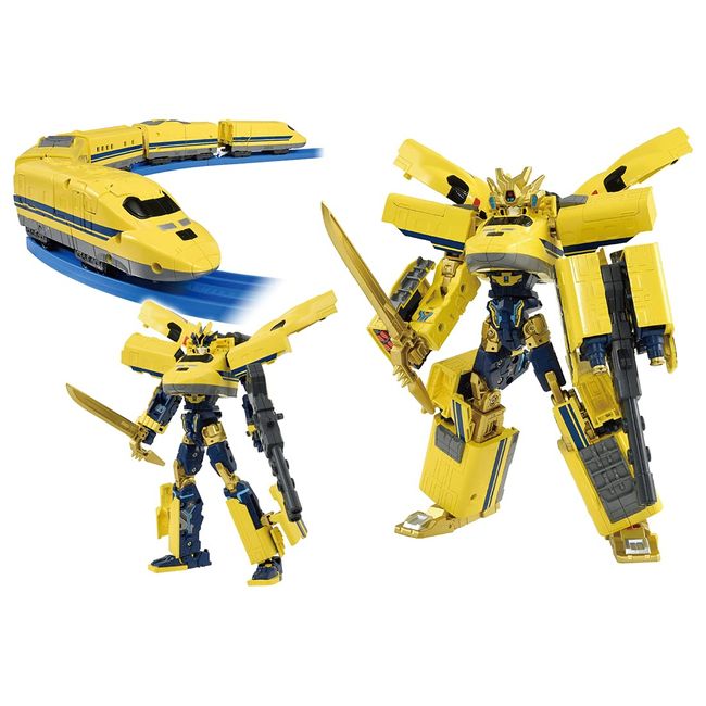 Takara Tomy PLARAIL TAKARA TOMY "Plarail Shinkansen Transformation Robot, Shinkalion Z, Doctor Yellow", Train, Toy, For Ages 3 and Up, Toy Safety Standards Passed, ST Mark Certification,