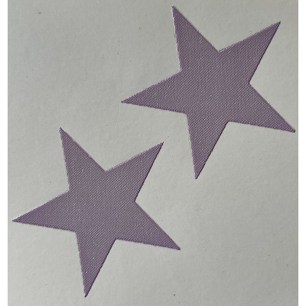 PURPLE STARS FANCY INTERIOR VINYL Sticker(2pc)Washable•Usable•Re-Movable•