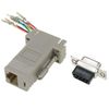 Dahszhi DB9 Ethernet Adapter, DB9 to RJ45 Modular Adapter, F/F