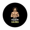 Hallowed Be Thy Gains Jesus Weight Lifting Workout PopSockets with Interchangeable PopGrip