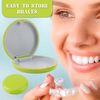 GWAWG Retainer Box Aligner Case Silicone Retainer Case Orthodontic (Green)