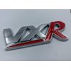 C&A 3D Red & Chrome insertion VXR sticker logo car badge boot Chrome effect