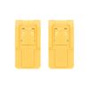 2 Pelican Yellow air case push button replacement latches. (1535, 1615, etc.)