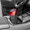 A ABSOPRO Car Trash Can Portable 3.5" Width 7.9" Height Trash Bin Plastic Red 1 Pcs