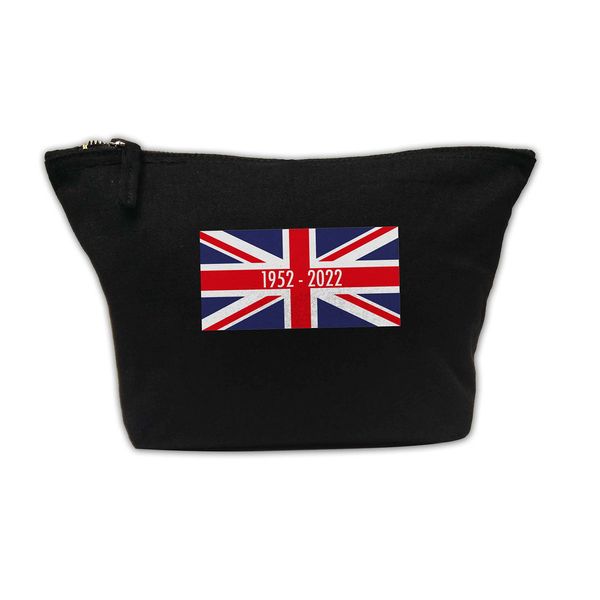 Flox Creative Makeup Bag British Flag Queens Jubilee Black