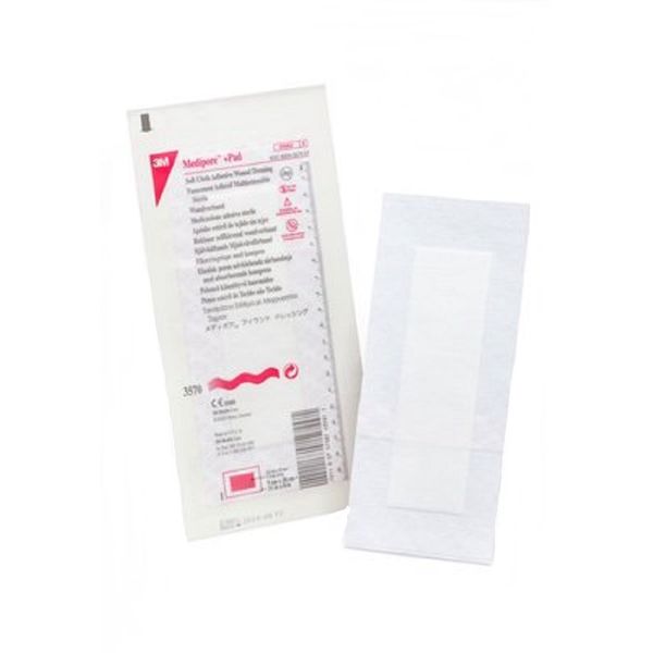 3M Medipore Adhesive Wound Dressing 3.5"x8" 25/bx 3570
